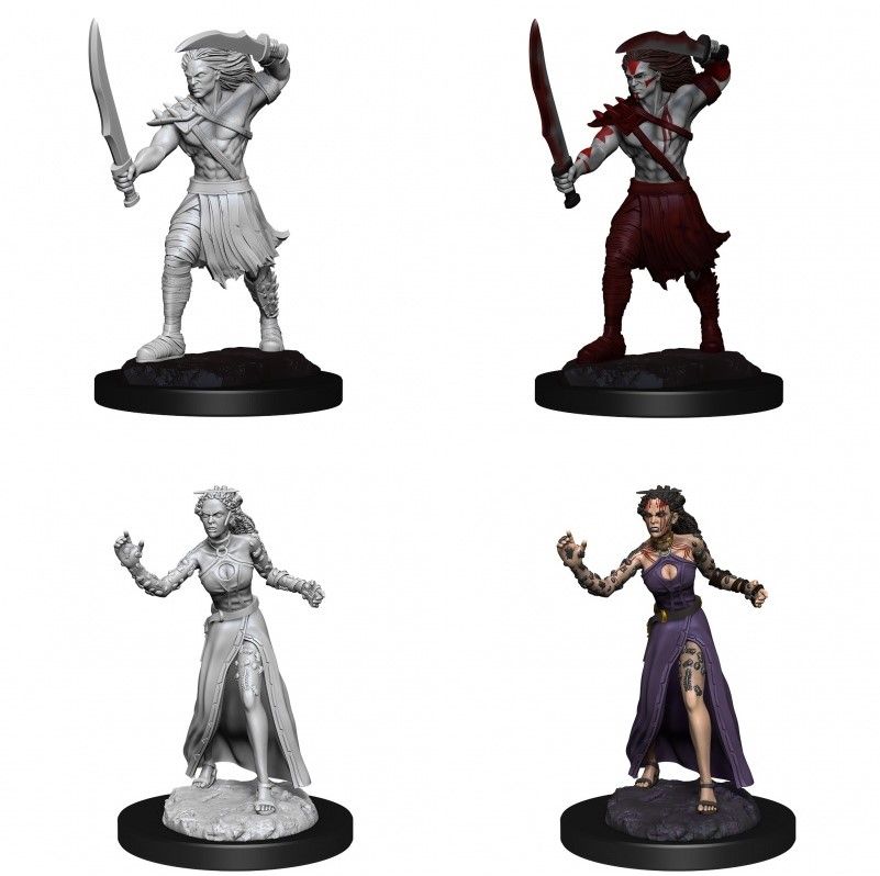 Magic: The Gathering Unpainted Miniatures Vampire Lacerator & Vampire Hexmage - Good Games