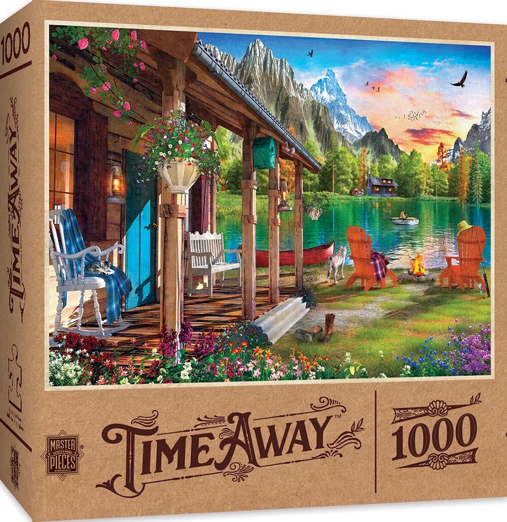 MasterPieces - Xplorer Maps Time Away Round the Lake 1000 Piece Jigsaw - Good Games