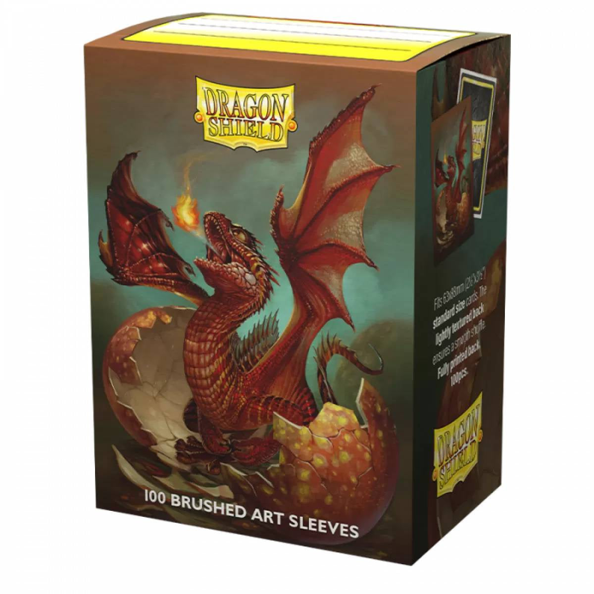 Dragon Shield - Brushed Art Sleeves - Baby Dragon Sparky Standard Size (100) - Good Games