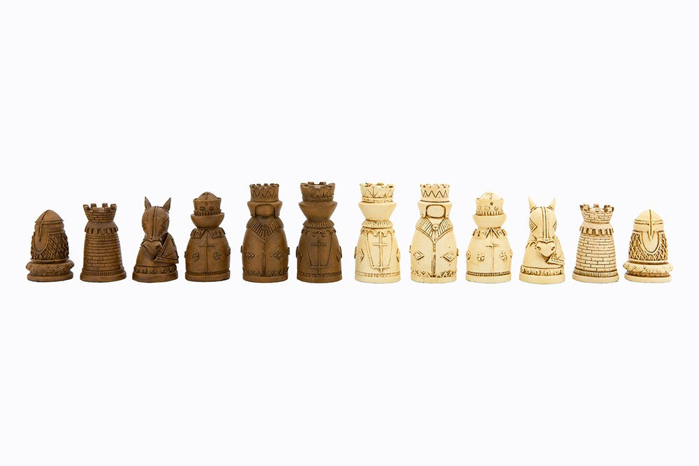 Chess Pieces Medieval Resin - Good Games
