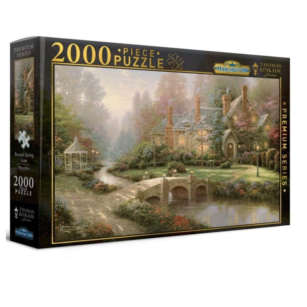 Harlington - Thomas Kinkade Beyond Spring Gate 2000 Piece Jigsaw - Good Games