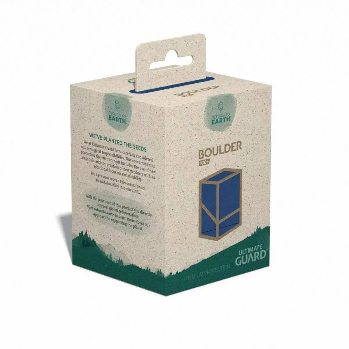 Ultimate Guard - Return to Earth Boulder 100+ Deck Box Blue - Good Games