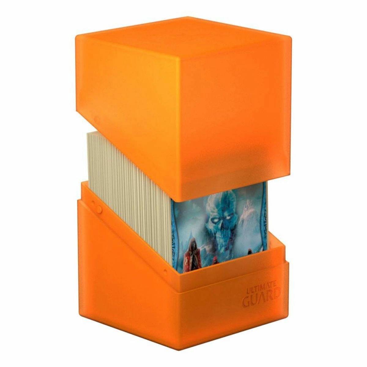Ultimate Guard Boulder Deck Case 100+ – Boîte Rigide Pour Cartes Double-pochette – Surface Givrée Et Douce