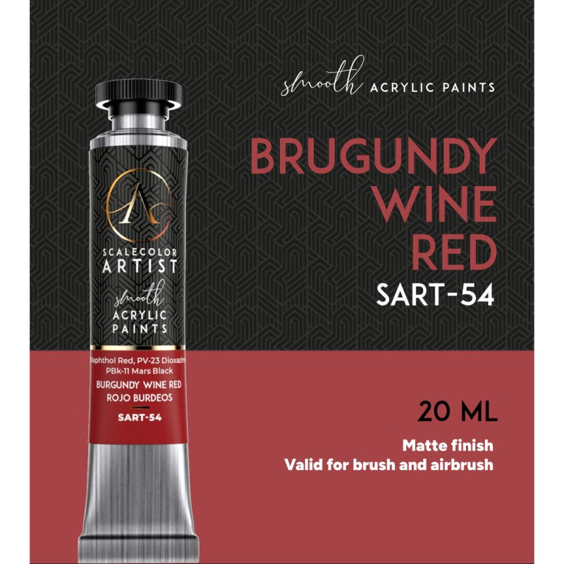 Scale 75 Scalecolor Artist Burgundy Wine Red 20ml - Good Games