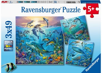 Ravensburger - Ocean Life 3x49 Piece Jigsaw - Good Games