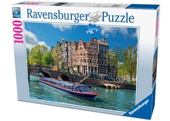 Ravensburger - Canal Tour Amsterdam - 1000 Piece Jigsaw - Good Games