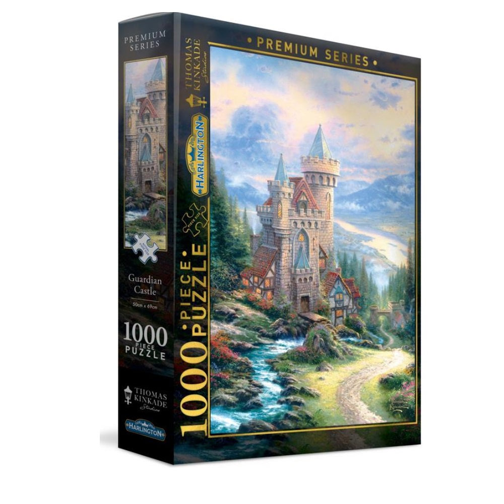 Harlington - Thomas Kinkade Guardian Castle 1000 Piece Jigsaw - Good Games