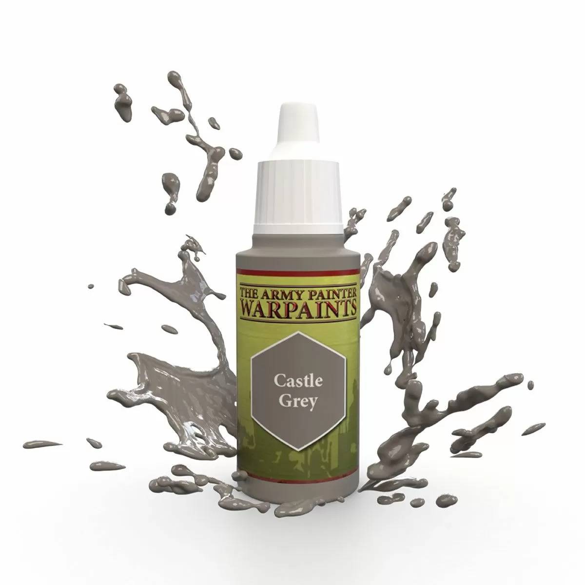 Army Painter Warpaints - Castle Grey Acrylic Paint 18ml - Good Games