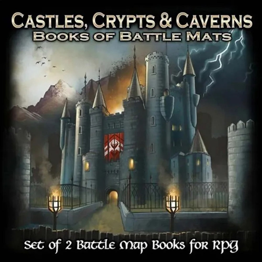 Books of Battle Mats Castles Crypts & Caverns - Good Games