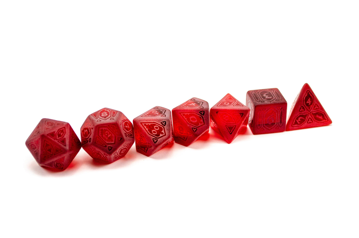 Level Up Dice - Cathedral Crown Crystal Red - Good Games