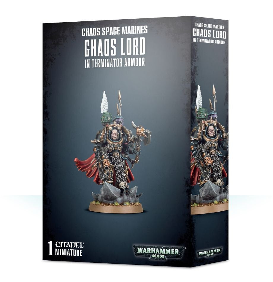 Chaos Space Marines Chaos Lord in Terminator Armour - Good Games