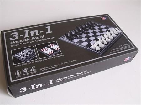 3 In 1 Chess/Checkers/Backgammon 12.5 - Good Games