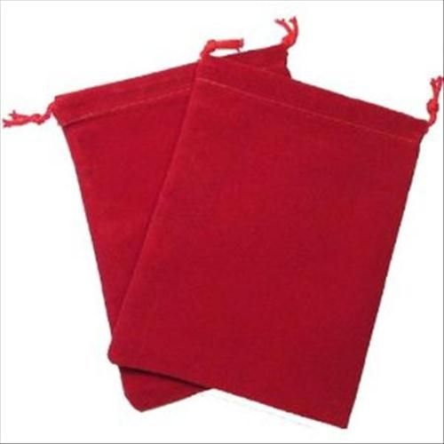 Chessex - Velour Cloth Bag Small Size - Red (CHX02374) - Good Games