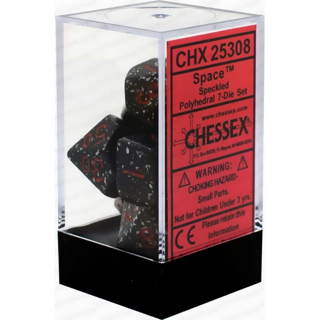 Chessex - Speckled Polyhedral 7-Die Set - Space (CHX25308) - Good Games