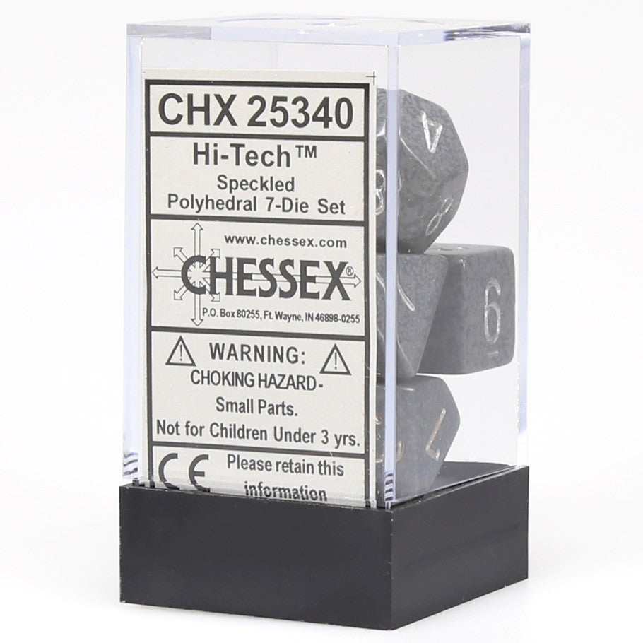 Chessex - Speckled Polyhedral 7-Die Set - Hi-Tech (CHX25340) - Good Games