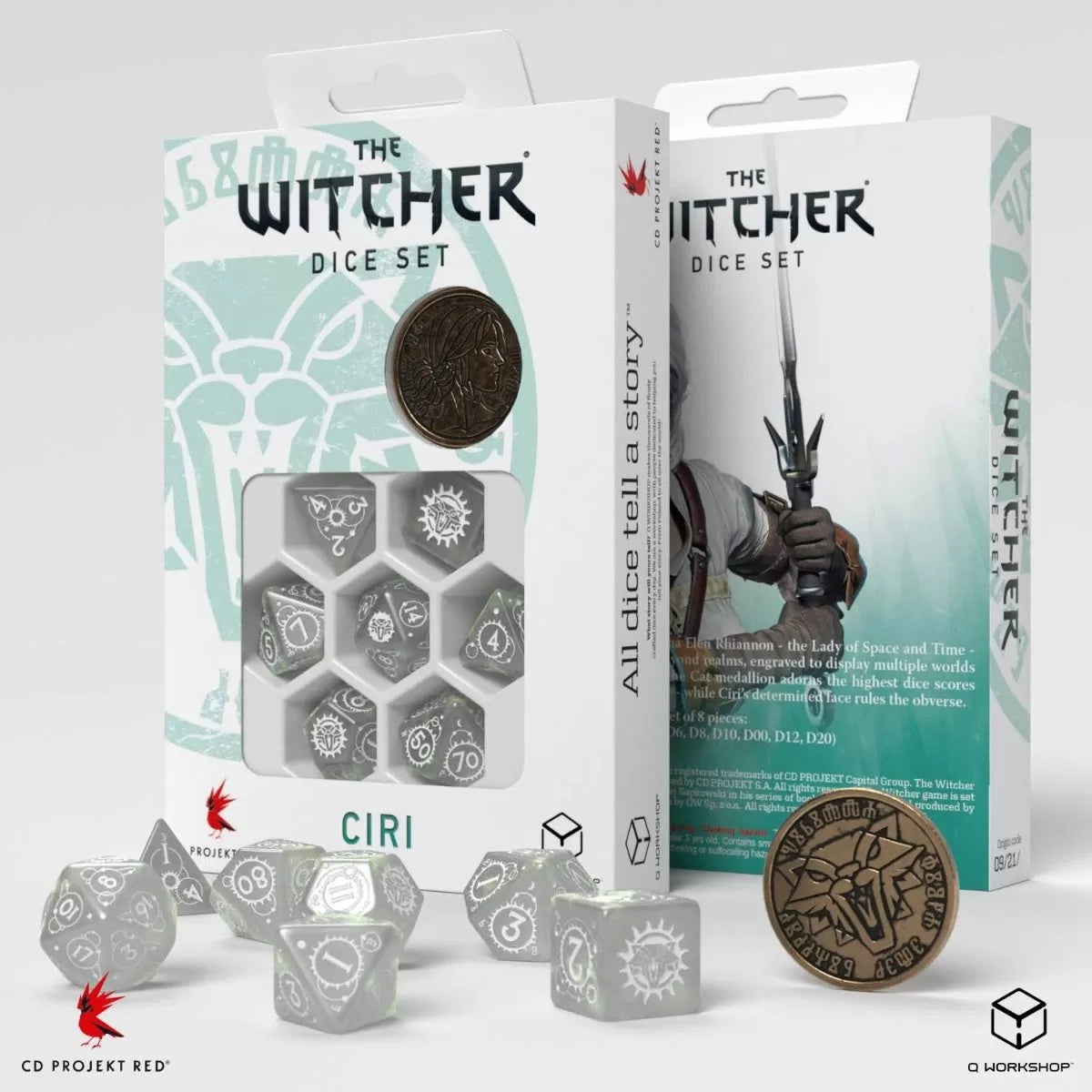 Q Workshop - The Witcher Dice Set Ciri - The Lady of Space and Time - Good Games