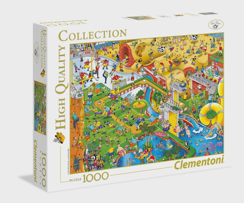 Clementoni - HQC Crowded 1000 Piece Jigsaw - Good Games