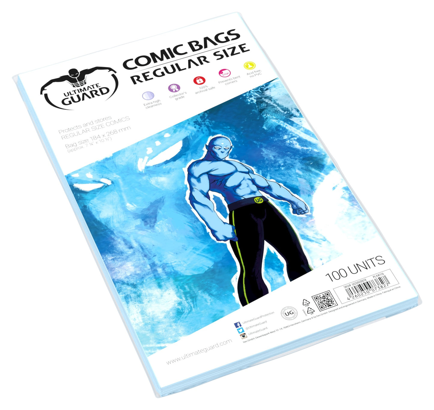 Ultimate Guard: Comic Bags – Regular Size - Good Games