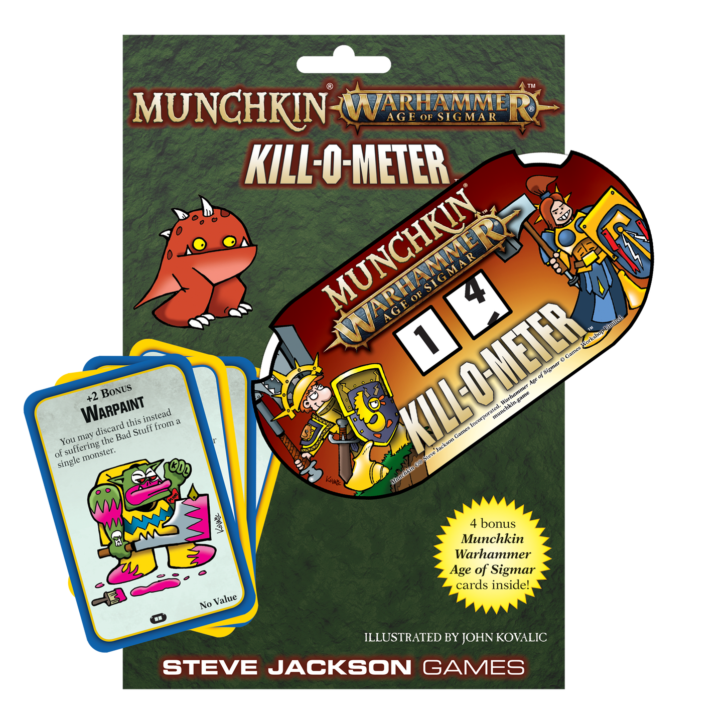 Munchkin Warhammer Age of Sigmar Kill-O-Meter - Good Games