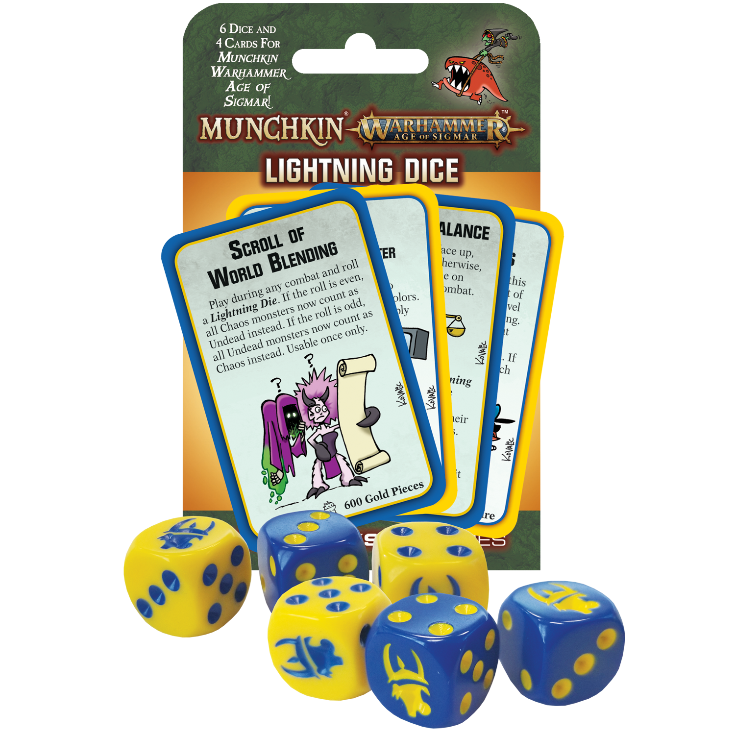 Munchkin Warhammer Age of Sigmar - Lightning Dice - Good Games