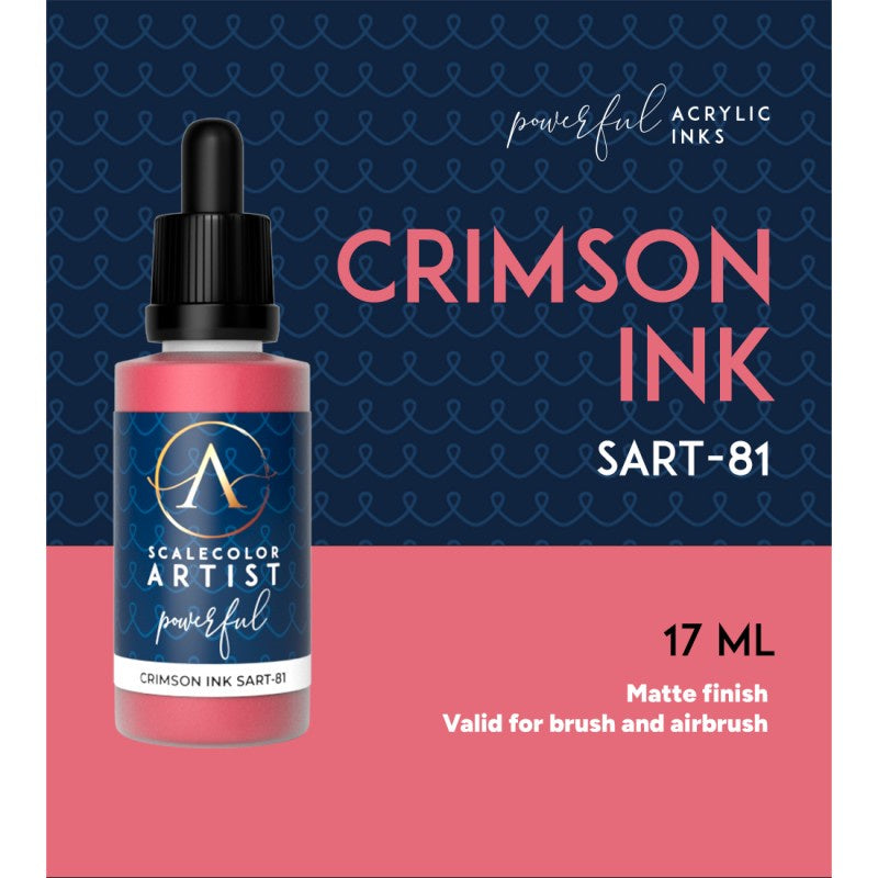 Scale 75 Scalecolor Artist Crimson Ink 20ml (Preorder) - Good Games