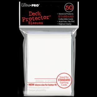 Sleeves Ultra Pro Standard White (50CT)  Good Games