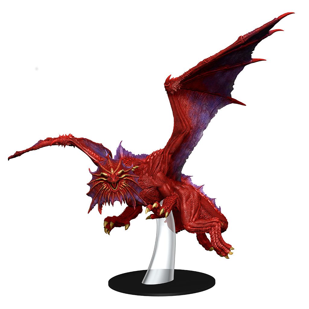 Dungeons and Dragons - Icons Of The Realms Guildmasters Guide To Ravnica Niv-Mizzet Red Dragon Premium Figure - Good Games