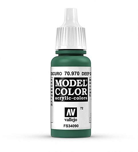 Vallejo Model Colour - Deep Green 17ml Acrylic Paint (AV70970) - Good Games