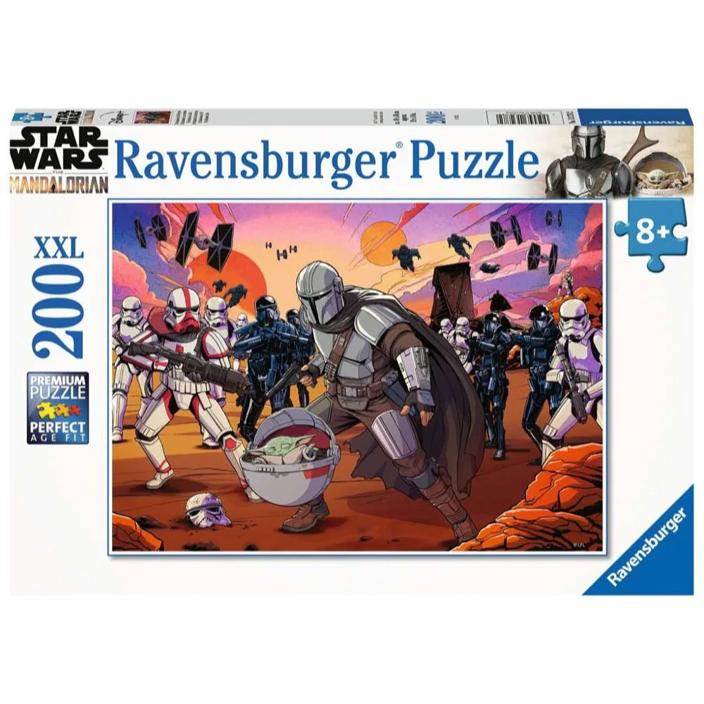 Ravensburger - Star Wars The Mandalorian Face Off - 200 Piece XXL Jigsaw - Good Games