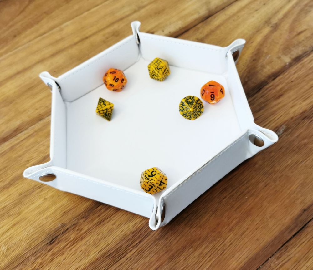 LPG Hex Dice Tray 6 White - Good Games