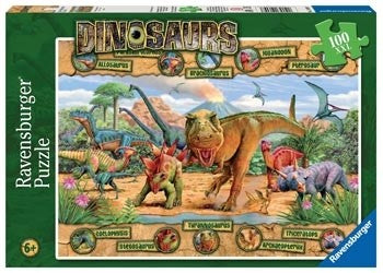 Ravensburger - Dinosaurs - 100 Piece Jigsaw - Good Games