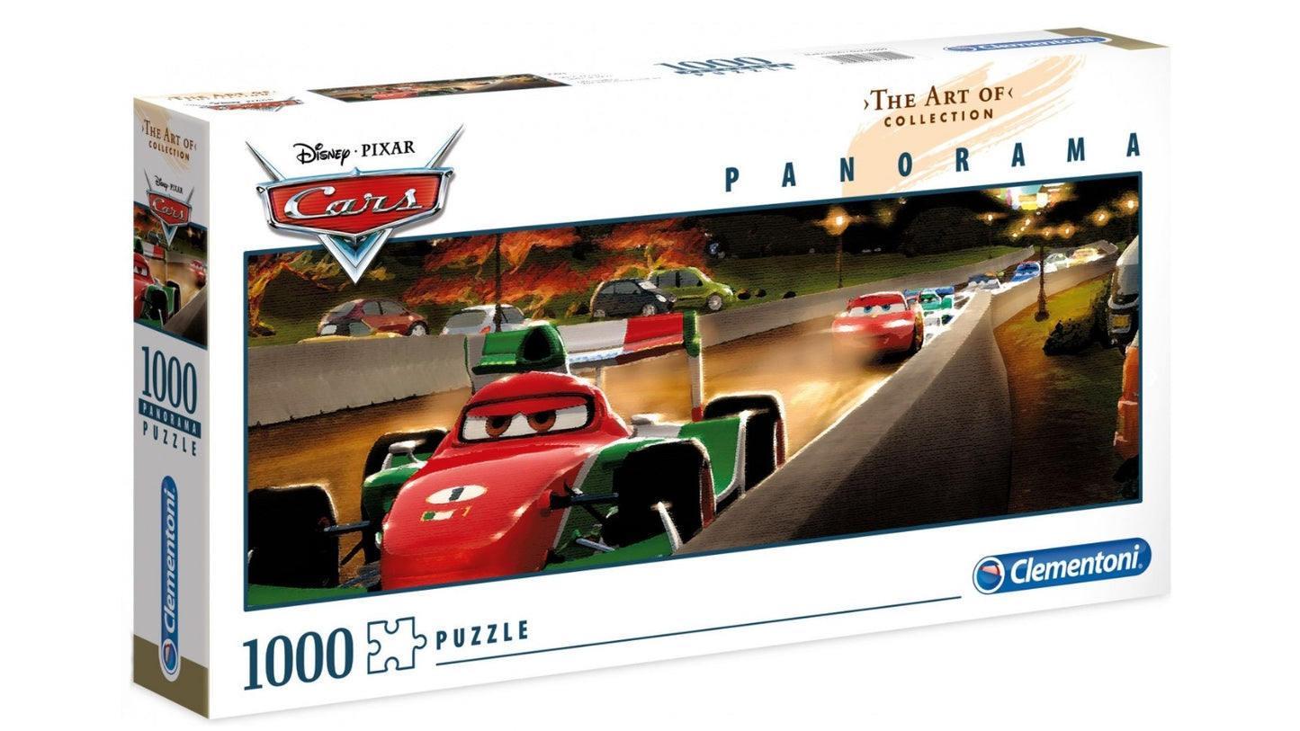 Clementoni - Panorama - Cars x2 1000 Piece Jigsaw - Good Games