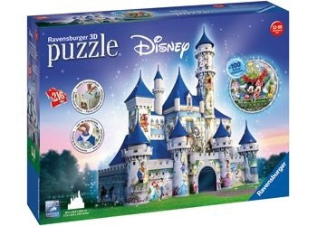 Ravensburger - 3D Disney Castle - 216 Piece Jigsaw - Good Games