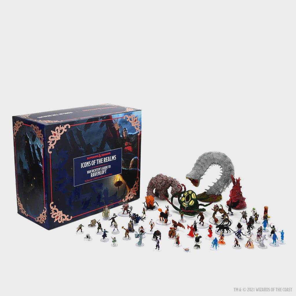 Dungeons & Dragons Icons of the Realms Miniatures Van Richtens Guide To Ravenloft Collectors Edition Box - Good Games
