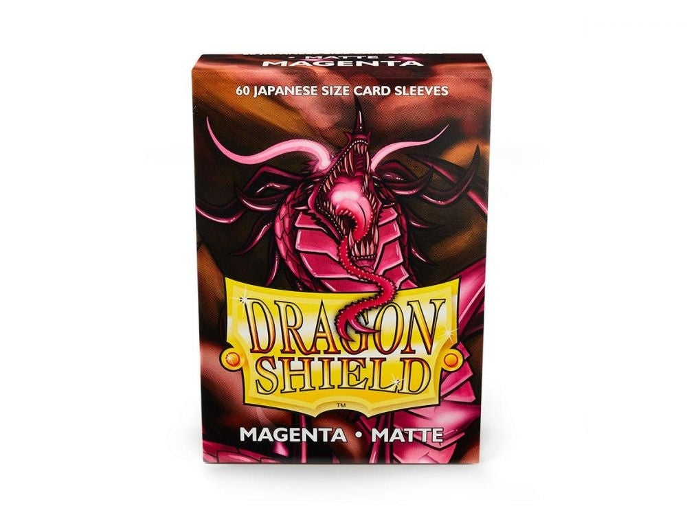 Dragon Shield - Sleeves - Magenta Matte - Japanese Size (60) - Good Games
