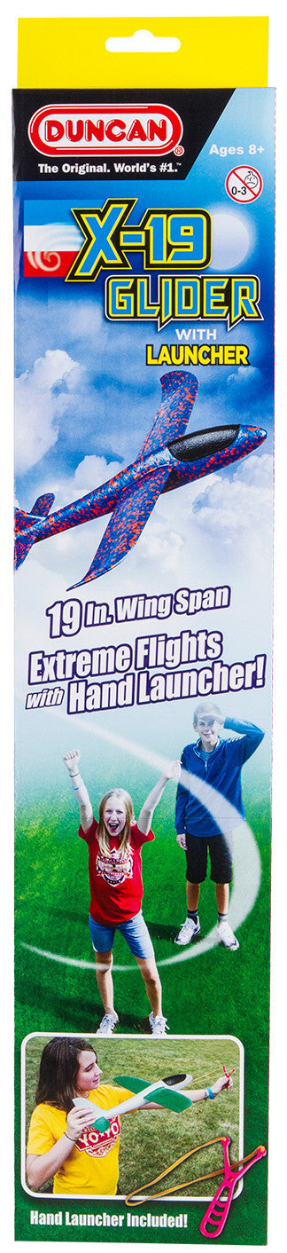 Duncan X-19 Glider with Hand Launcher (Assorted Colours) - Good Games