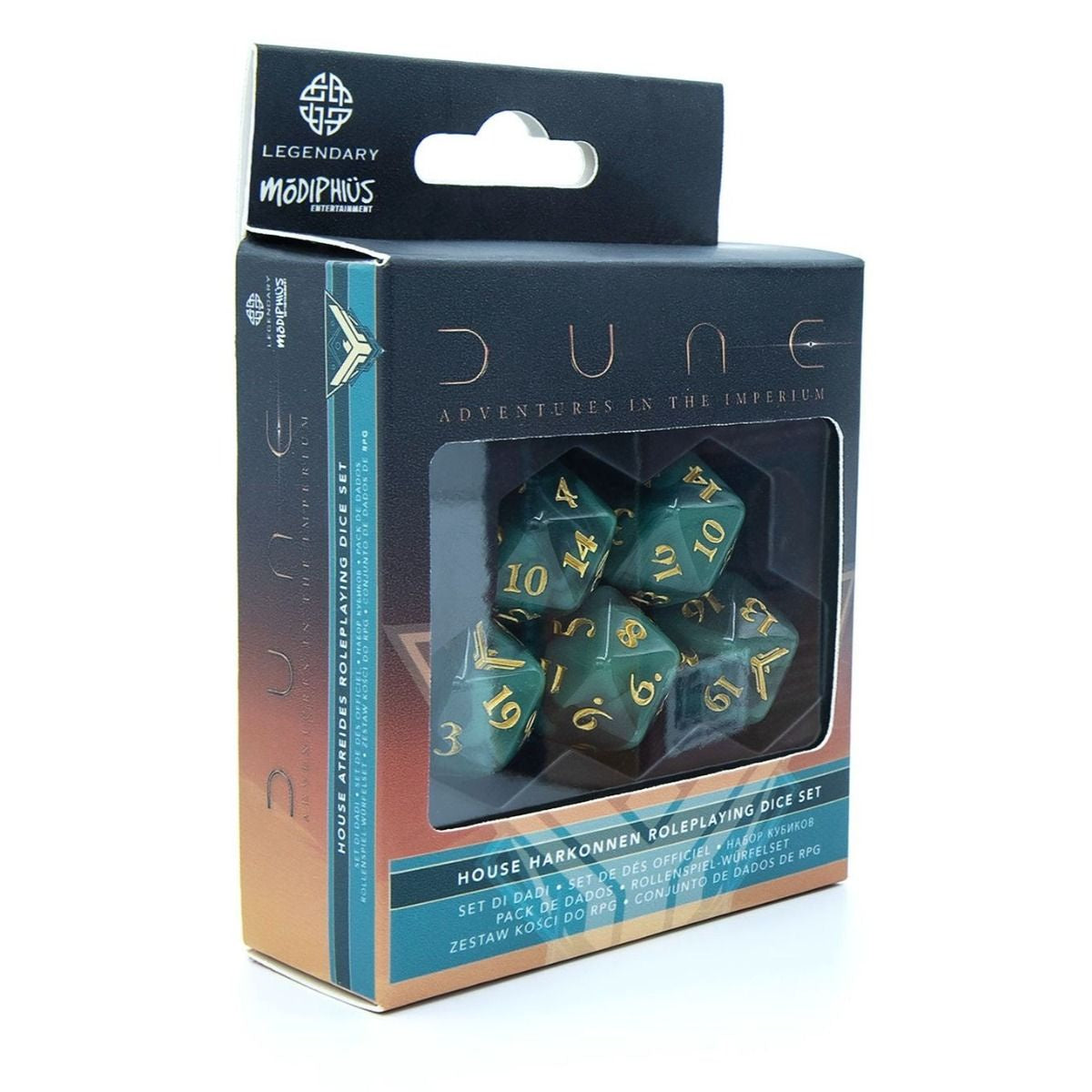 Dune RPG Dice Set - Atreides - Good Games