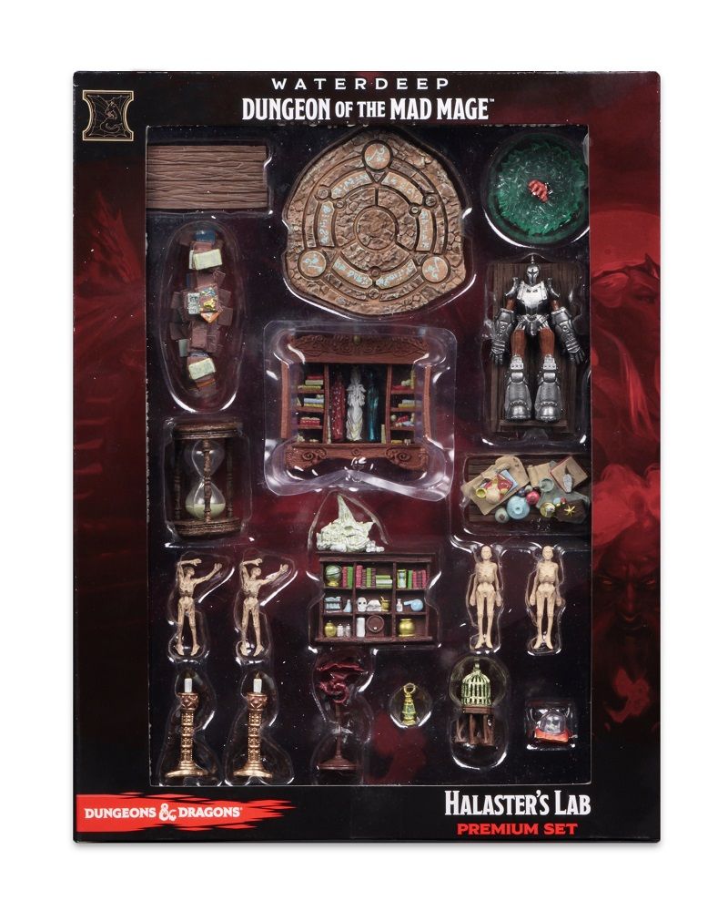 Dungeons & Dragons - Icons Of The Realms Waterdeep Dungeon Of The Mad Mage Halasters Lab Premium Set - Good Games