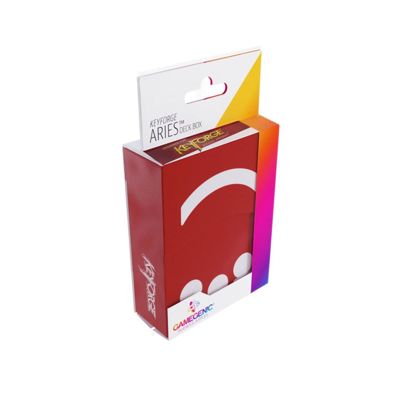 Gamegenic - Keyforge Aries Deck Box Red - Good Games