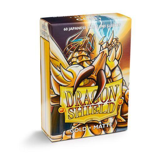 Dragon Shield - Sleeves Gold Matte Japanese Size (60) - Good Games