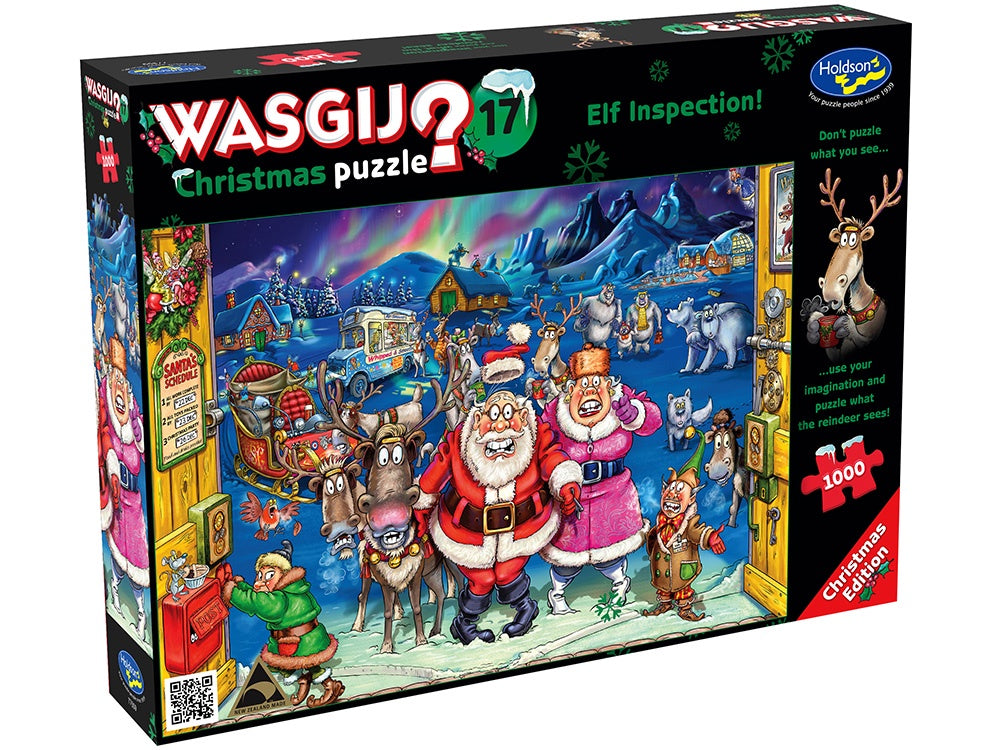 Wasgij? Xmas 17 - Elf Inspection 1000 Piece Jigsaw - Good Games