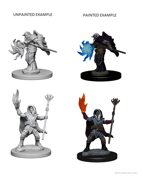 Dungeons & Dragons - Nolzurs Marvelous Unpainted Miniatures Elf Male Wizard - Good Games