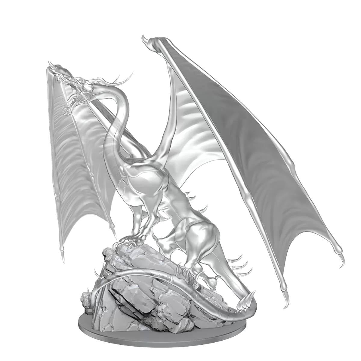 Dungeons & Dragons Nolzurs Marvelous Unpainted Miniatures Young Emerald Dragon - Good Games