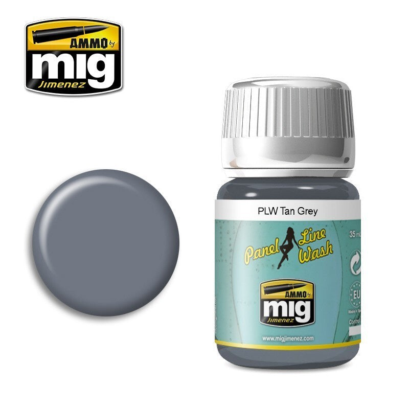 Ammo by MIG Panel Line Wash Tan Grey 35ml - Good Games
