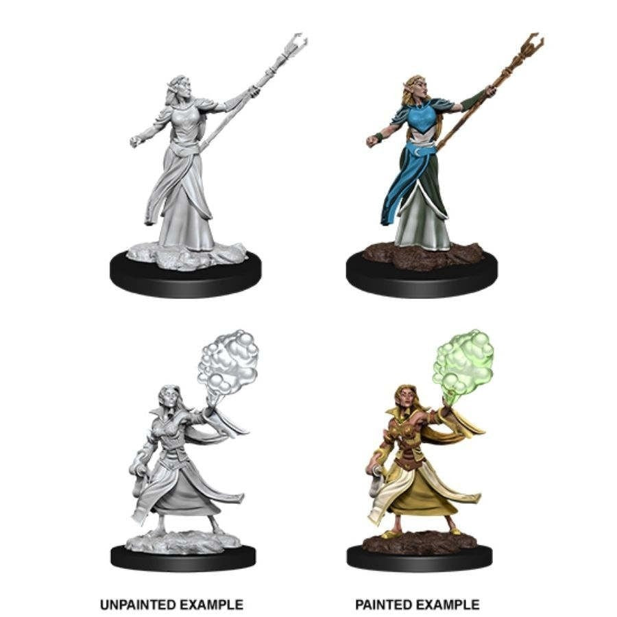 Dungeons & Dragons - Nolzurs Marvelous Unpainted Miniatures Female Elf Sorcerer - Good Games