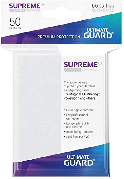 Ultimate Guard - Supreme UX Standard Sleeves Frosted (50) - Good Games