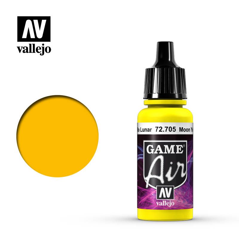 Vallejo Game Air - Moon Yellow 17ml Acrylic Paint (AV72705) - Good Games