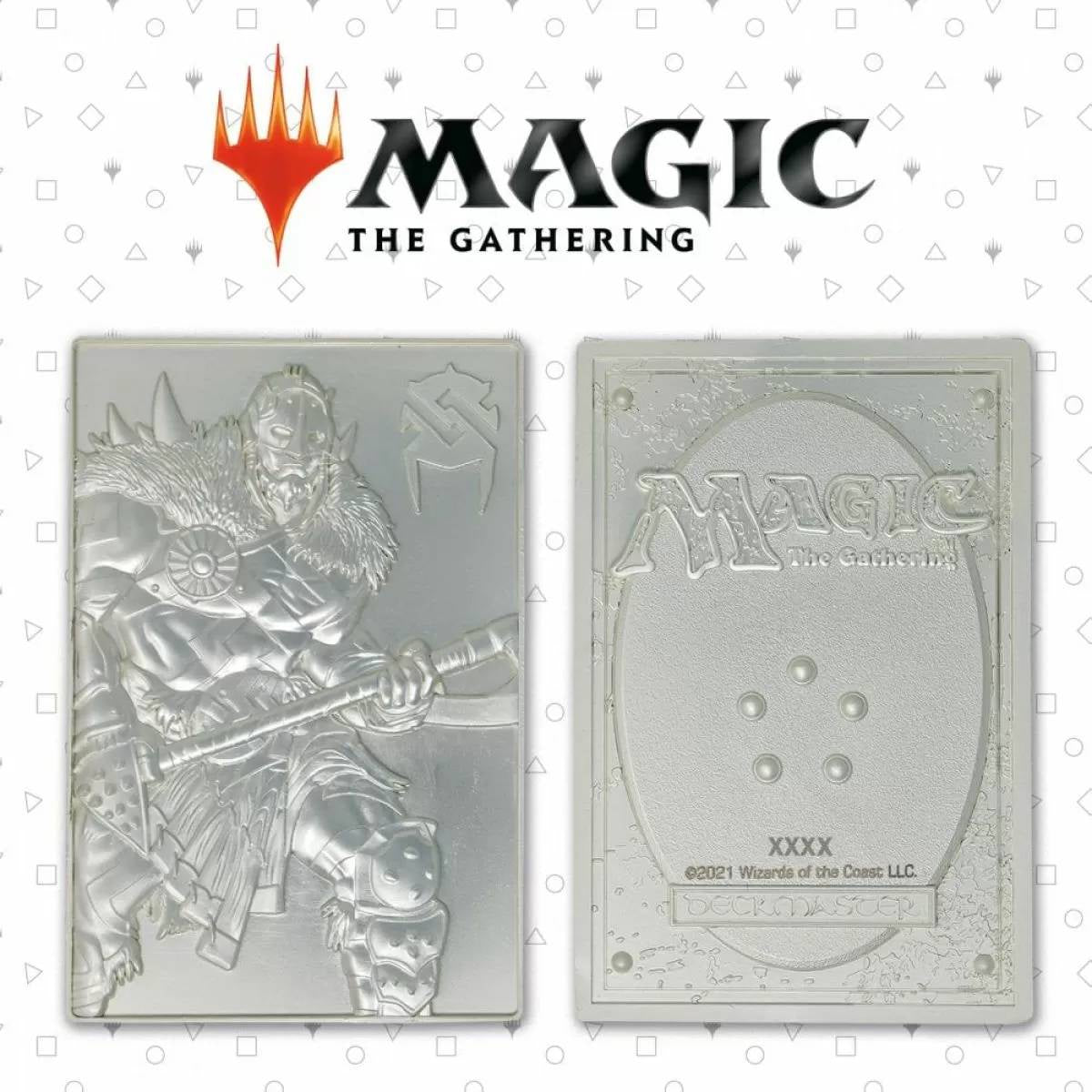 Magic the Gathering Limited Edition Silver Plated Garruk Wildspeaker Metal Collectible - Good Games
