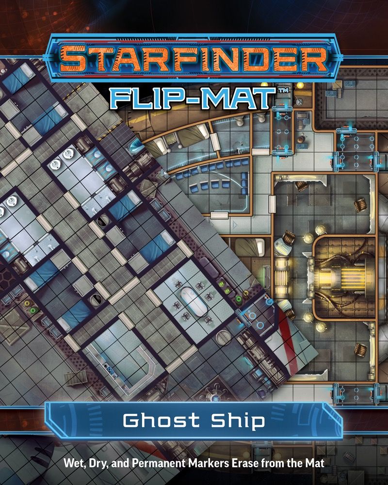 Starfinder Flip Mat Starship Ghost Ship - Good Games