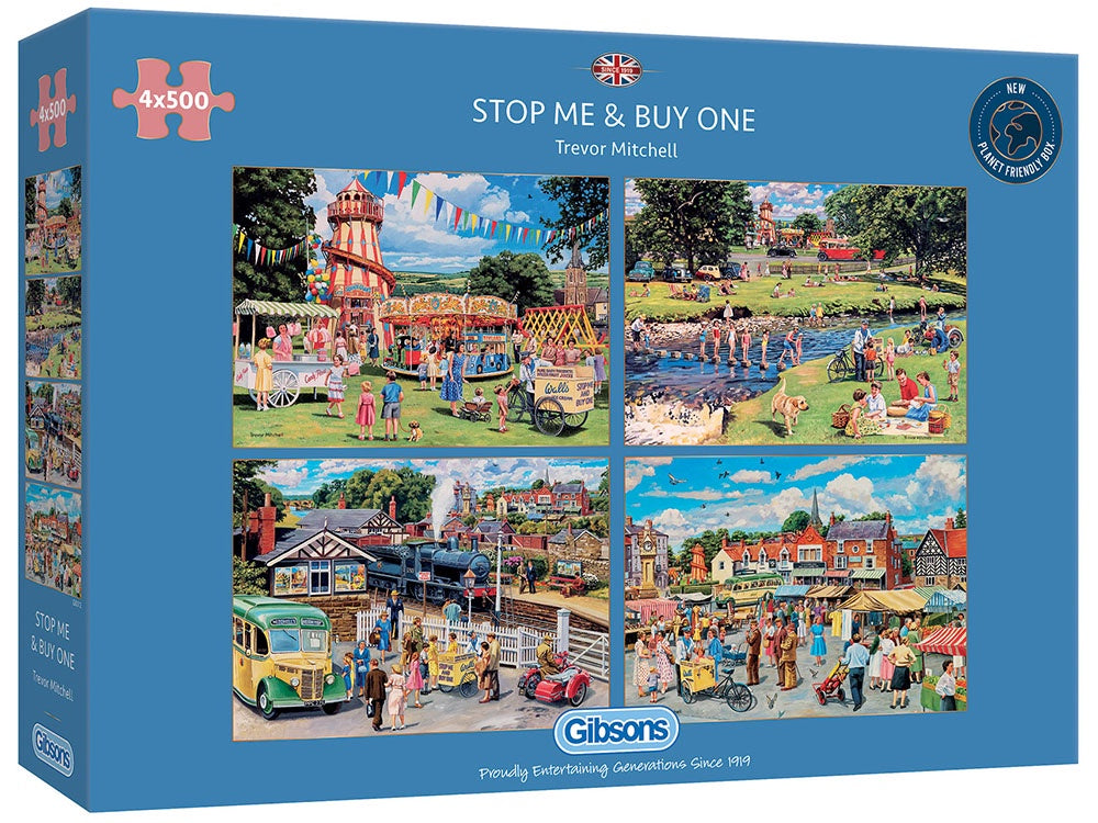 Gibsons - Stop Me & Buy One 4x500 Piece Jigsaws - Good Games